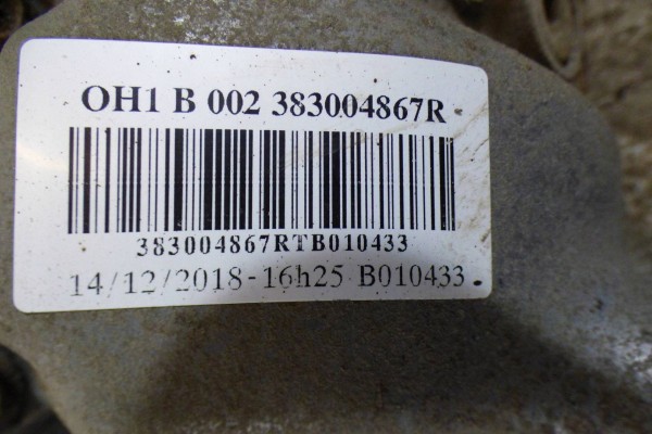 reducer dyfer bridge rear 383004867R stBDB 130TYS KM Dacia Duster II 1 6 SCE Car type passenger cars
