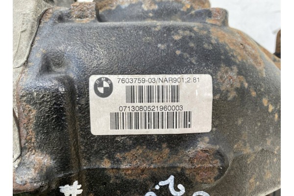 Rear differential BMW 3 F30 F31 F34 F80 2011 2019 7603759 760375903 Car type passenger cars