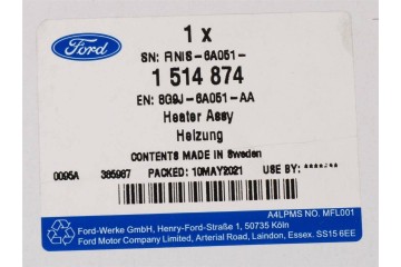 FORD 08 14 S MAX GALAXY 08 15 2 0 DURATEC Quality of parts according to GVO O original with manufacturer s logo OE