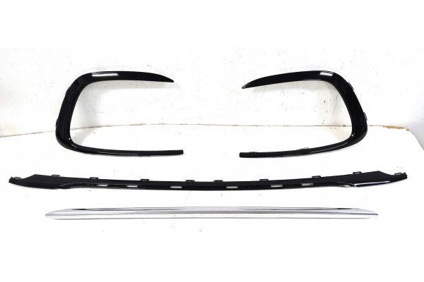 New Bumper Bottom Bars Front for Mercedes W447 V CLASS vito 2024 BLACK