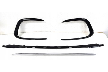 New Bumper Bottom Bars Front for Mercedes W447 V CLASS vito 2024 BLACK