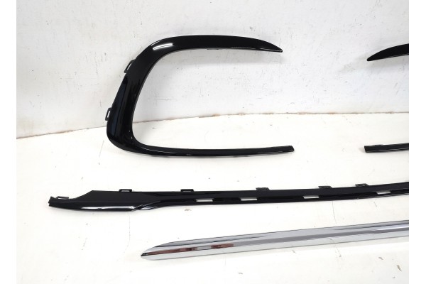 New Bumper Bottom Bars Front for Mercedes W447 V CLASS vito 2024 BLACK Part manufacturer WP