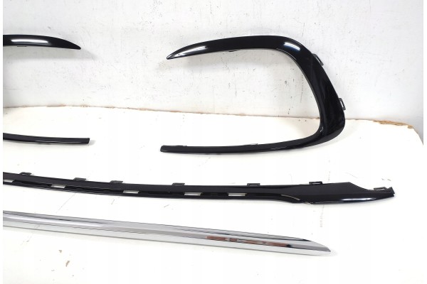 New Bumper Bottom Bars Front for Mercedes W447 V CLASS vito 2024 BLACK Quality of parts according to GVO Z replacement