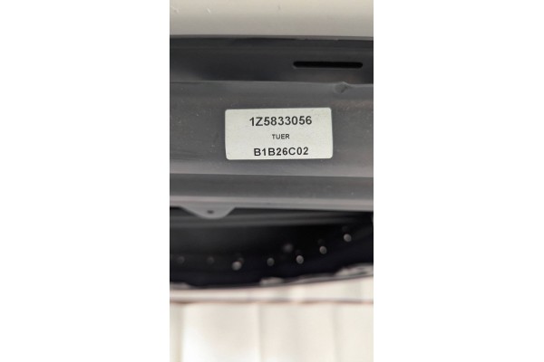 NEW REAR DOOR SKODA OCTAVIA MK2 1Z 2013 1Z5833056 Quality of parts according to GVO O original with manufacturer s logo OE