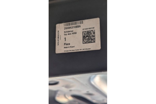SLIDING DOOR VOLKSWAGEN CADDY V 2020 2K4843108BA FORD CONNECT Car type cargo vans passenger cars