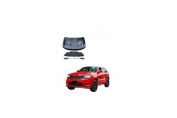 JEEP GRAND CHEROKEE WK2 SRT 8 HOOD ENGINE COVER SET NEW ALUMINUM