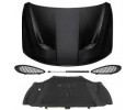 JEEP GRAND CHEROKEE WK2 SRT 8 HOOD ENGINE COVER SET NEW ALUMINUM Part manufacturer no brand