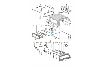 2HJ071810 Amarok gas springs side window 2 pcs Oryg ACCESSORIES VW Catalog number of the part 2HJ071810