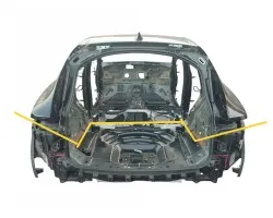 Parachoques Trasero Jaguar E-PACE (2017-2020) Código de Pintura PAB Santorini Black