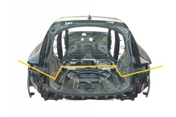 REAR BELT BATH JAGUAR E PACE 2017 2020 PAINT CODE PAB SANTORINI BLACK