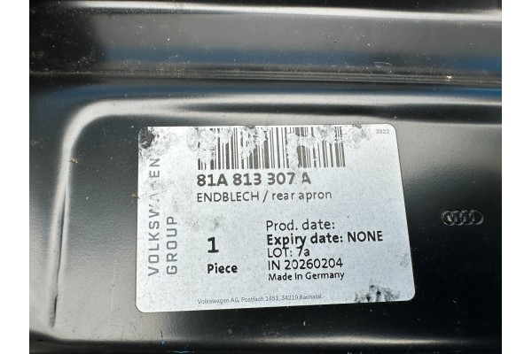 AUDI Q2 BELT REAR WALL 81A813307A 81A813331A Car type 4x4 SUV passenger cars