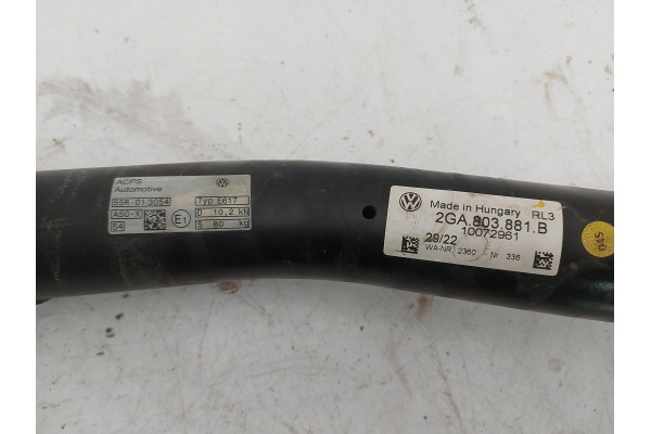 Barra de remolque VW T-ROC 2GA803881B