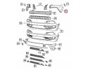Cubierta del Parachoques Delantero MOPAR, Superior Izquierda, para Jee