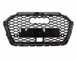 Grill dummy Audi A3 8V 20162019 pattern RS3 black under radar ACC