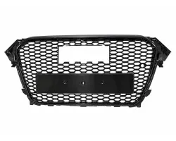 Rejilla Frontal para Audi A4 B8 (2012-2015) Estilo RS4, Negra