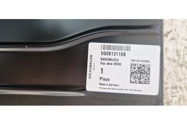 VW Seat Skoda Belt Rear Wall Bathtub 5Q0813116B Version European