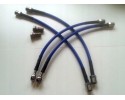 Steel Braided Brake Cables Audi S4 B7 Catalog number of the part Przewody hamulcowe w stalowym oplocie Audi S4 B7