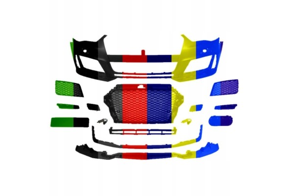 G0T80T_C Bumper front RS Type with mock ups with s Part manufacturer Blic