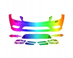 Parachoques delantero con luz diurna LED, AMG, con referencia BLIC 5510-00-3518904KP