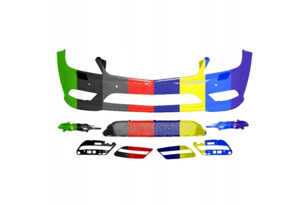 G0P9WX_C Bumper front unground with light Part manufacturer Blic