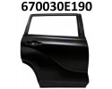 TOYOTA HIGHLANDER DOOR REAR RIGHT OE 670030E190