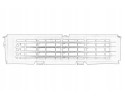 Radiator shutter OE RENAULT 62 32 24E A0C