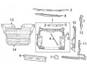 JEEP GRAND CHEROKEE WL 2021 21 REINFORCEMENT FRONT LOCK BELT Packaging status original