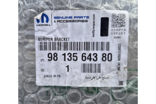 Soporte Superior Delantero Parachoques Peugeot 508 II 9813564377 Origi