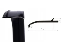 Extensión de paso de rueda Kalgum EPDM 10 cm 4x1,6 m 7 mm