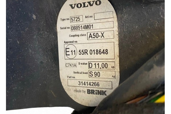 Kit de Enganche de Remolque Volvo V70 2013 31414266