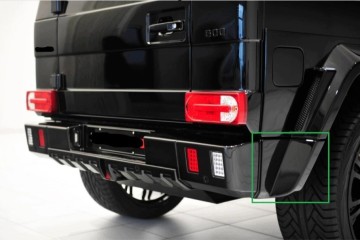 Rear bumper tips BRB Mercedes W463 GFK
