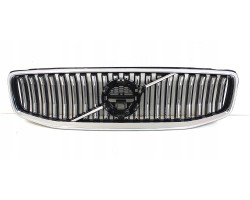 GRILL dummy radiator fits S60 V60 III 2019 black chrome for camera