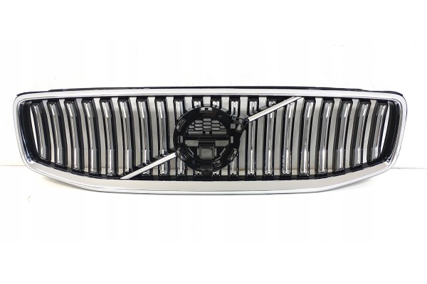 GRILL dummy radiator fits S60 V60 III 2019 black chrome for camera