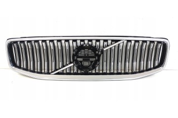 GRILL dummy radiator fits S60 V60 III 2019 black chrome for camera