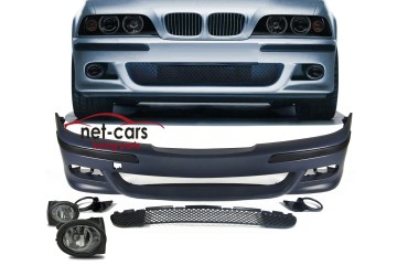 BUMPER FRONT BMW E39 95 03 FRONT M5 POWER M PACKAGE HALOGENS CHROME