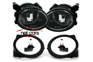 BUMPER FRONT BMW E39 95 03 FRONT M5 POWER M PACKAGE HALOGENS CHROME Surface needs painting