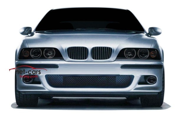 BUMPER FRONT BMW E39 95 03 FRONT M5 POWER M PACKAGE HALOGENS CHROME Catalog number of substitutes 51117005950 51118208313