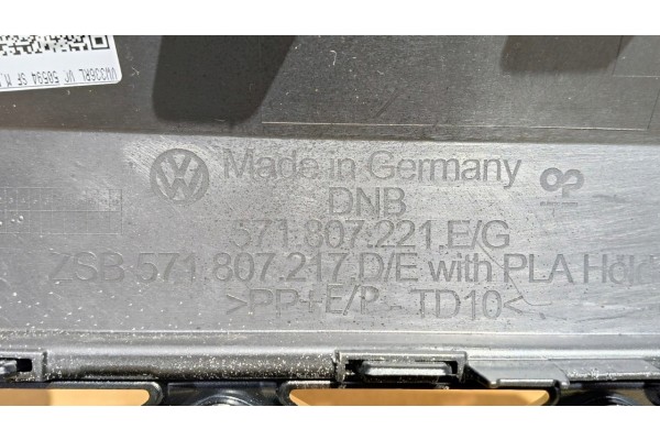 VW Tiguan III R Line front bumper front 6xPDC LY9T 571807221E G Varnish code LY9T