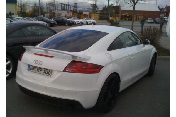 AUDI TT 8J SPOILER SHUTTLECOCK SPOILER PRIMER QUALITY Installation side rear