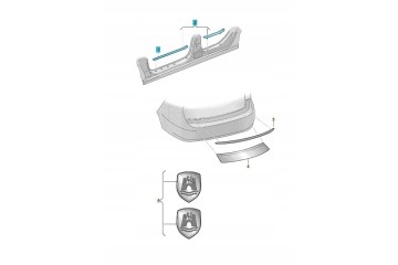 2GM071310 T Cross Threshold Strip Protective Film Oryg ACCESSORIES VW Car type passenger cars