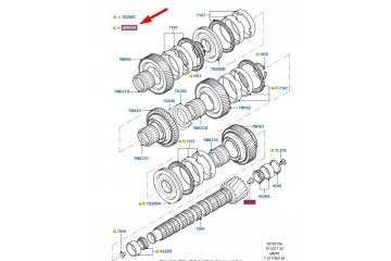 Sincronizador de 1ª y 2ª marcha FORD FOCUS MK3 C346 2201374 ORIGINAL