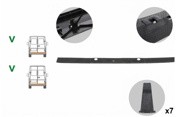 Rear belt cover B Series DODGE SPRINTER903 01 03 01 07 rear 9017660119