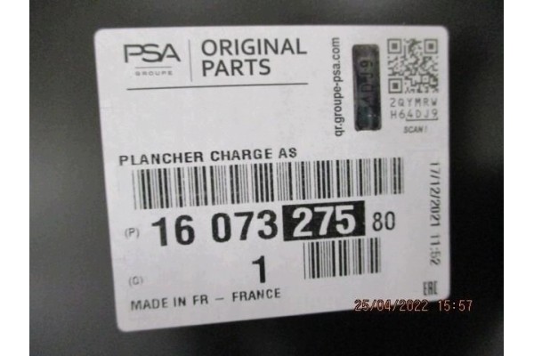 CITROEN C3 III 1.2 GASOLINA BANDEJA DE MALETERO NUEVA ORIGINAL