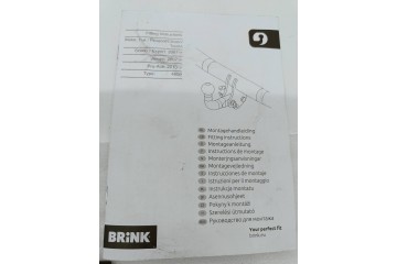 Enganche de remolque BRINK OE para Toyota Proace I (2013-), Peugeot Ex