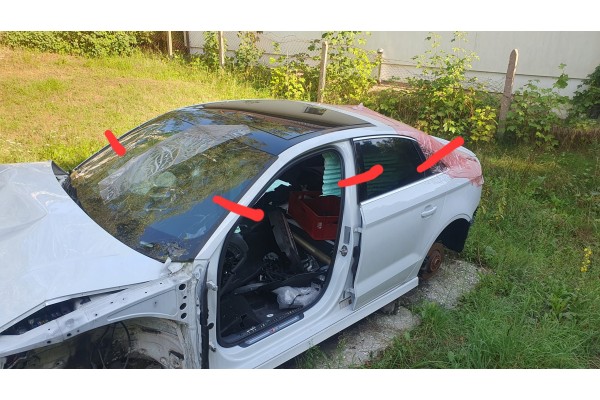 AUDI A3 S3 RS3 8V 8VS 8VM LS9R DACH SEDAN PANORAMA Catalog number of the part dachpanoramaa38v5ls9r