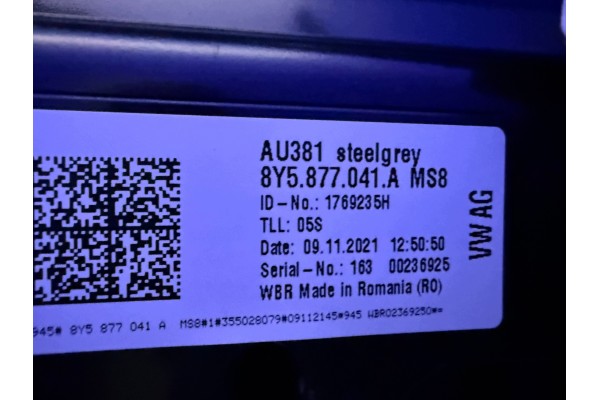 AUDI A3 S3 8Y SEDÁN TECHO PANORÁMICO COMPLETO CON PILARES LARGOS LX7L 