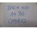 Techo Convertible de Tela Plegable para Audi A4 B6 Cabrio
