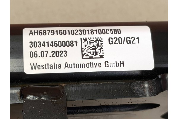 ELECTRIC TOW BAR WESTFALIA BMW 3 G20 G21 6879160 Customs tariff code 87082990