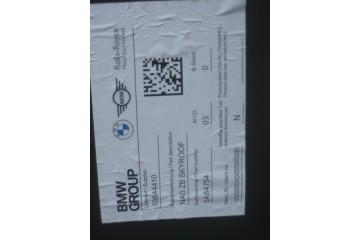BMW i3 50 NA0 NAO 26-27r Cristal de techo panorámico