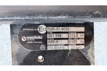 Enganche de remolque fijo para VW T6 Transporter - OEM 7F0803879